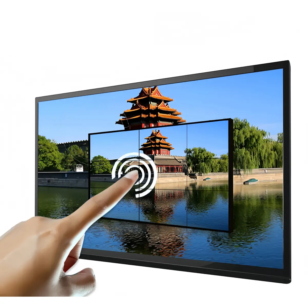 Large infrared splicing touch screen detail