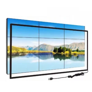 Large format infrared splicing touch screen for video wall