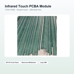 Infrared touch PCBA module and IR touch bar sensor board